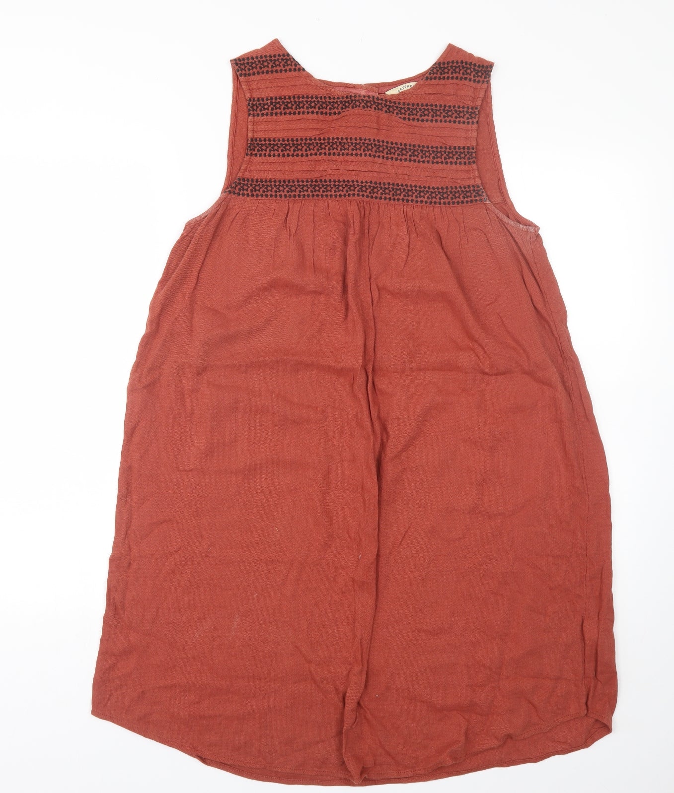 Fatface Womens Orange   Tank Dress  Size 10