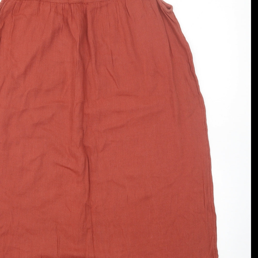 Fatface Womens Orange   Tank Dress  Size 10