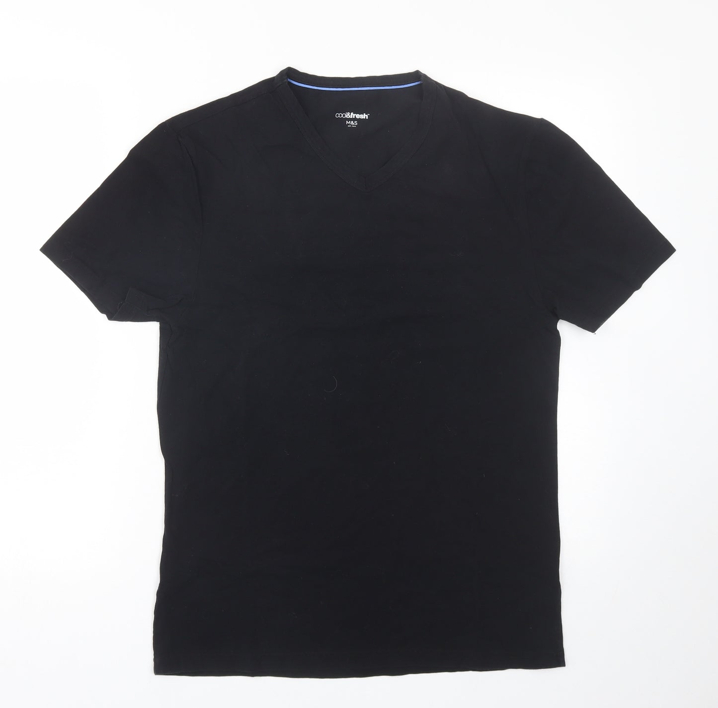 M&S Mens Black    T-Shirt Size M