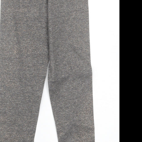 Nutmeg Girls Grey   Capri Trousers Size 7-8 Years