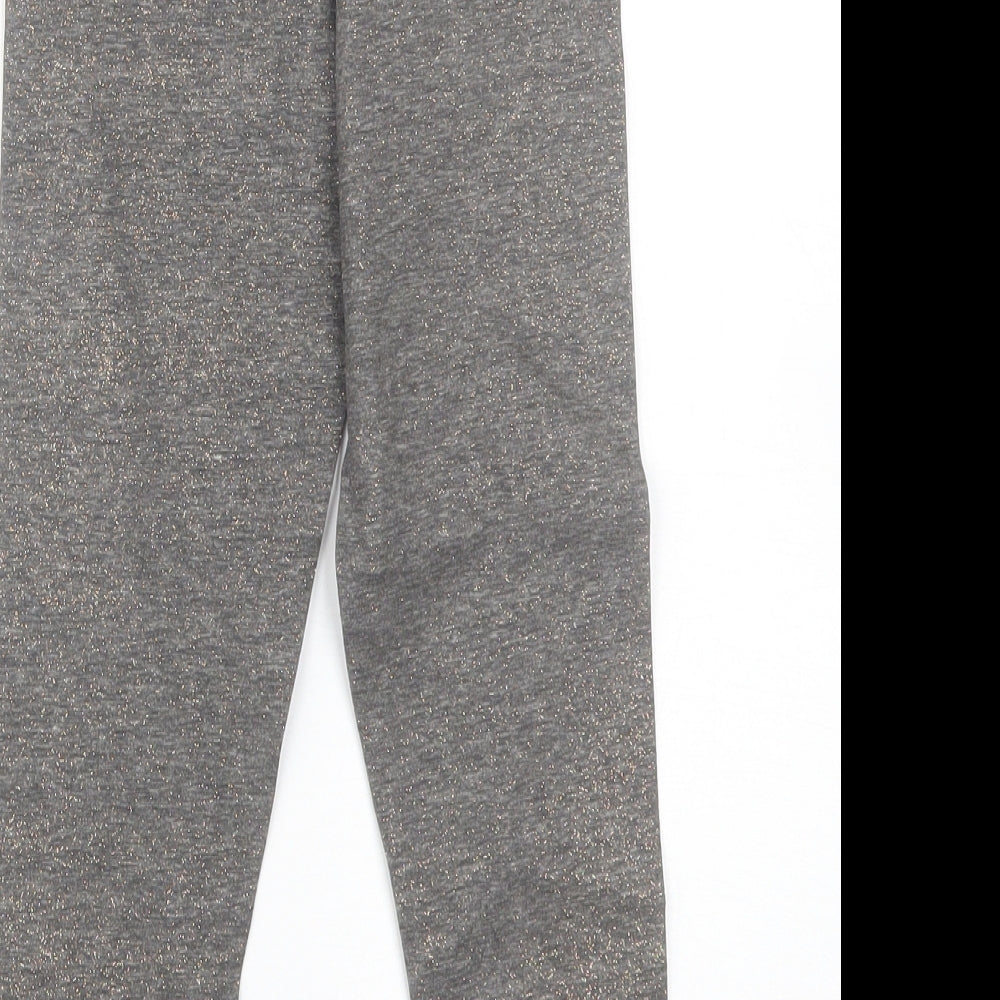 Nutmeg Girls Grey   Capri Trousers Size 7-8 Years