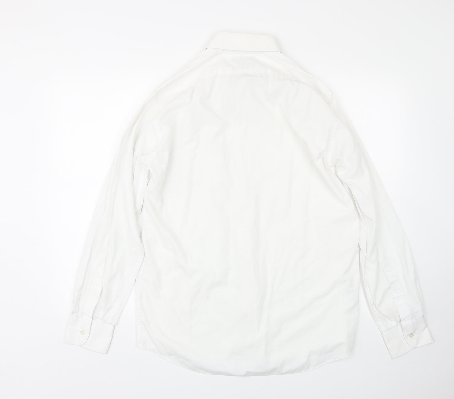 M&S Mens White    Dress Shirt Size 15.5