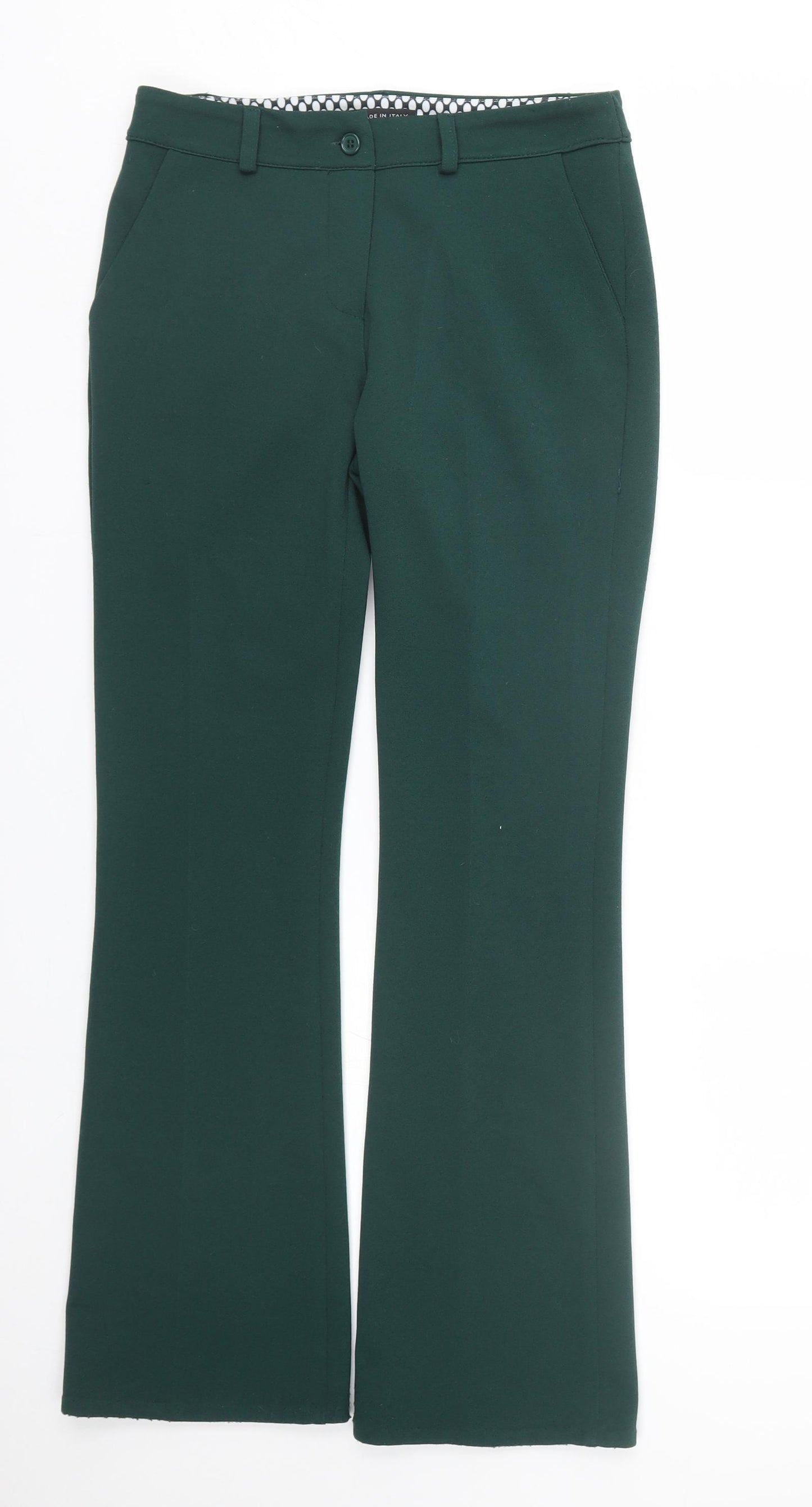 Made in Italy Womens Green   Trousers  Size 28 L28 in