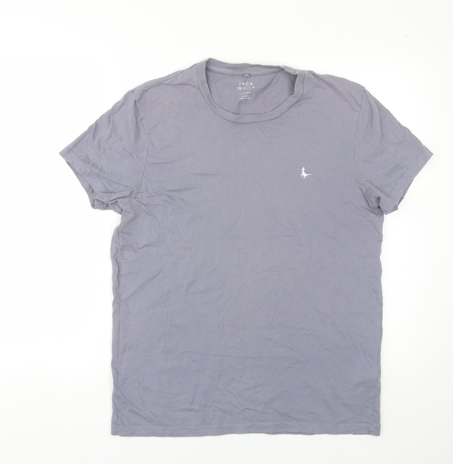 Jack Wills Mens Grey    T-Shirt Size M