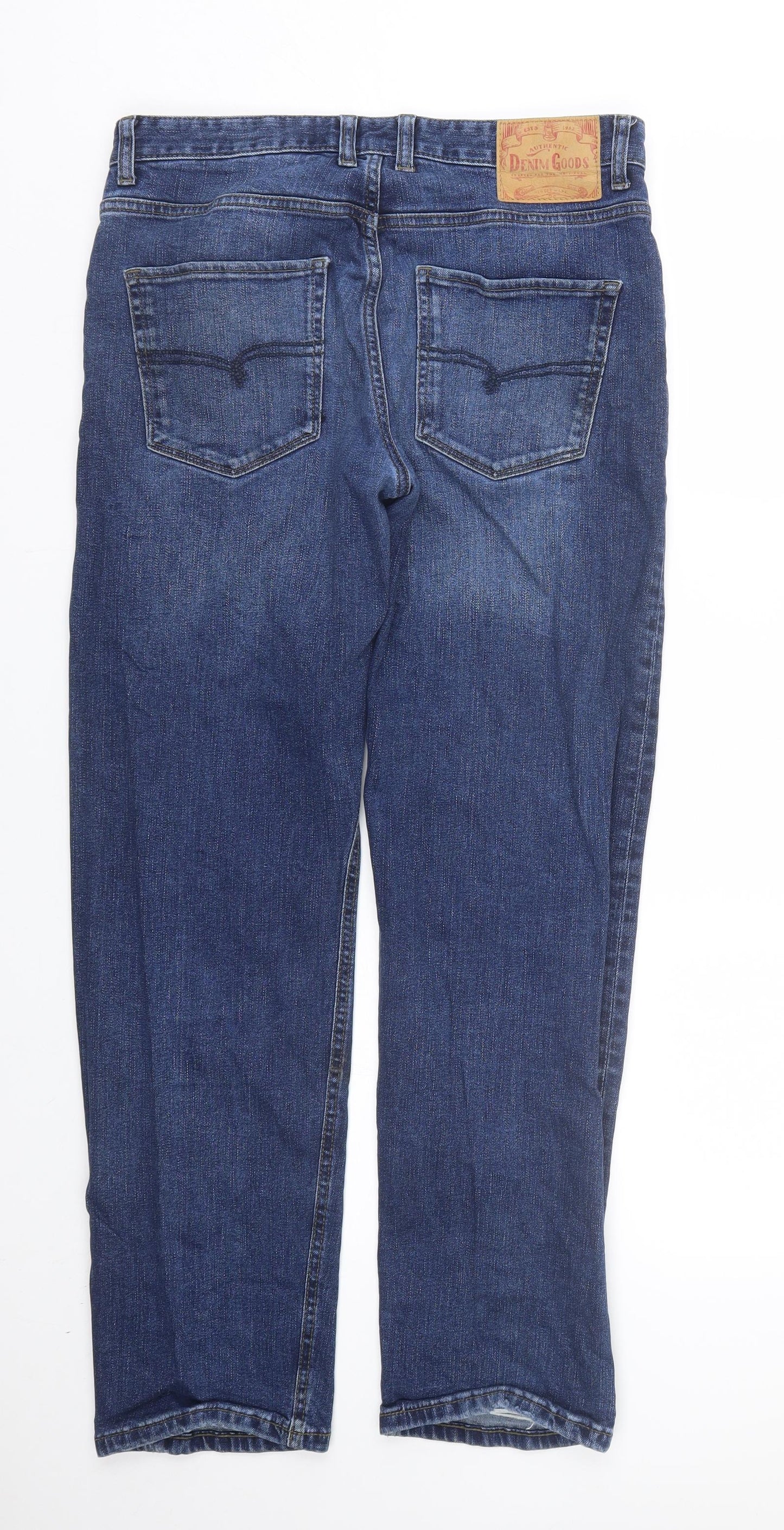 NEXT Mens Blue  Denim Straight Jeans Size 32 L29 in