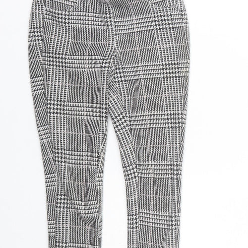 Dopo Dopo Girls Black Houndstooth  Capri Trousers Size 5-6 Years