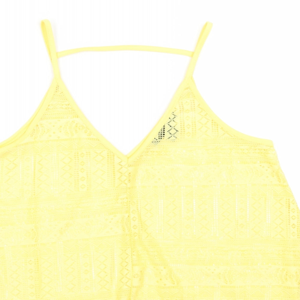 Atmosphere Womens Yellow   Camisole Tank Size 12