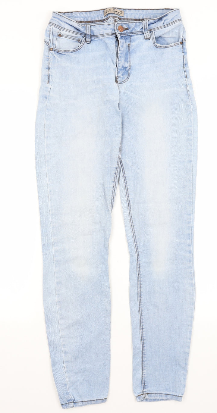 Denim Co Womens Blue   Skinny Jeans Size 12 L29 in