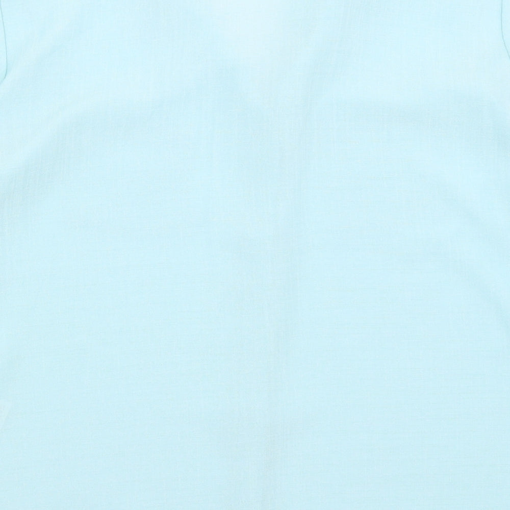 M&S Womens Blue   Basic Button-Up Size 12