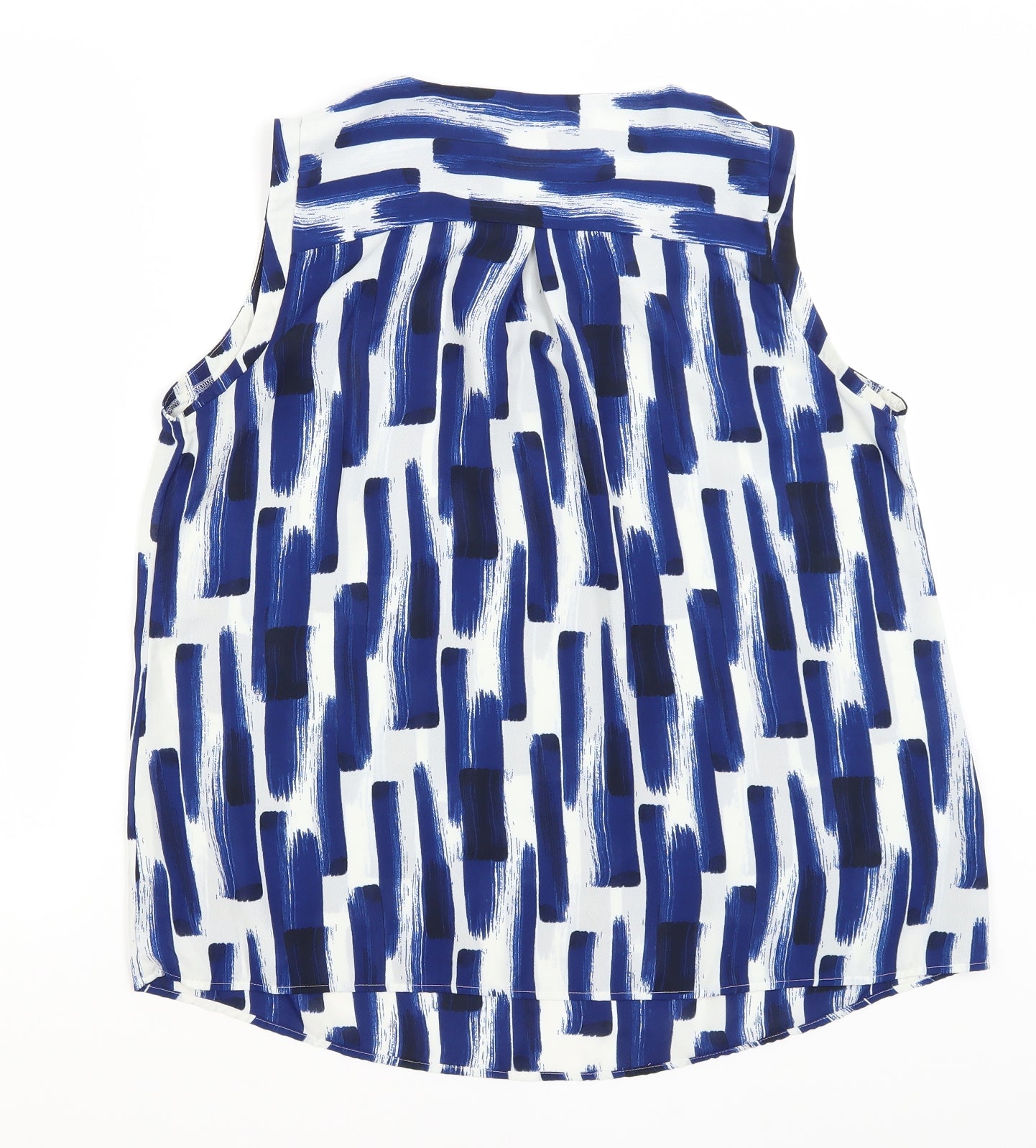 M&S Womens Blue   Basic Blouse Size 14