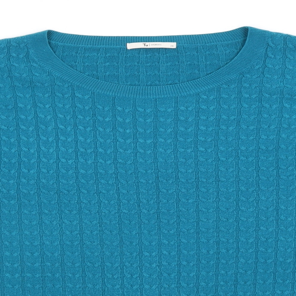 TU Womens Blue   Pullover Jumper Size 24
