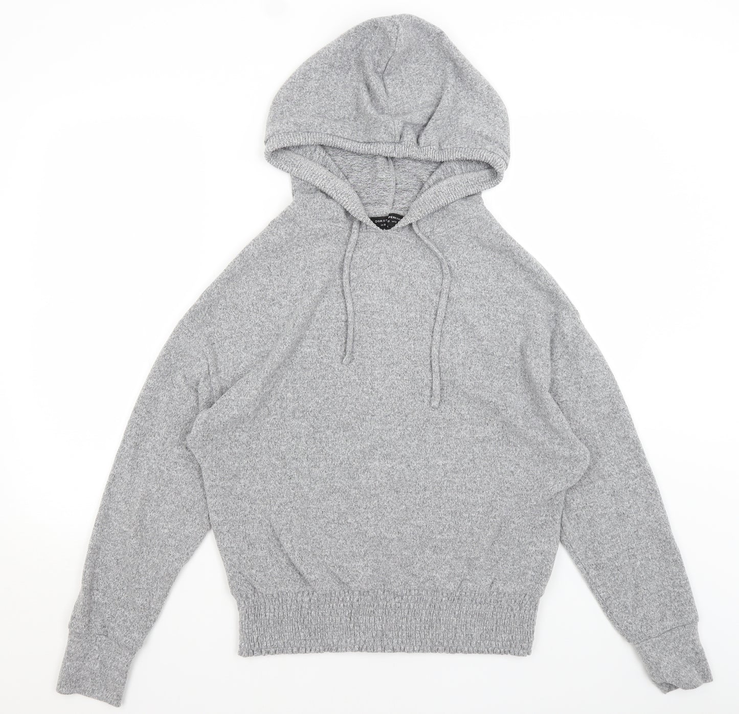 Dorothy Perkins Womens Grey   Pullover Hoodie Size 12