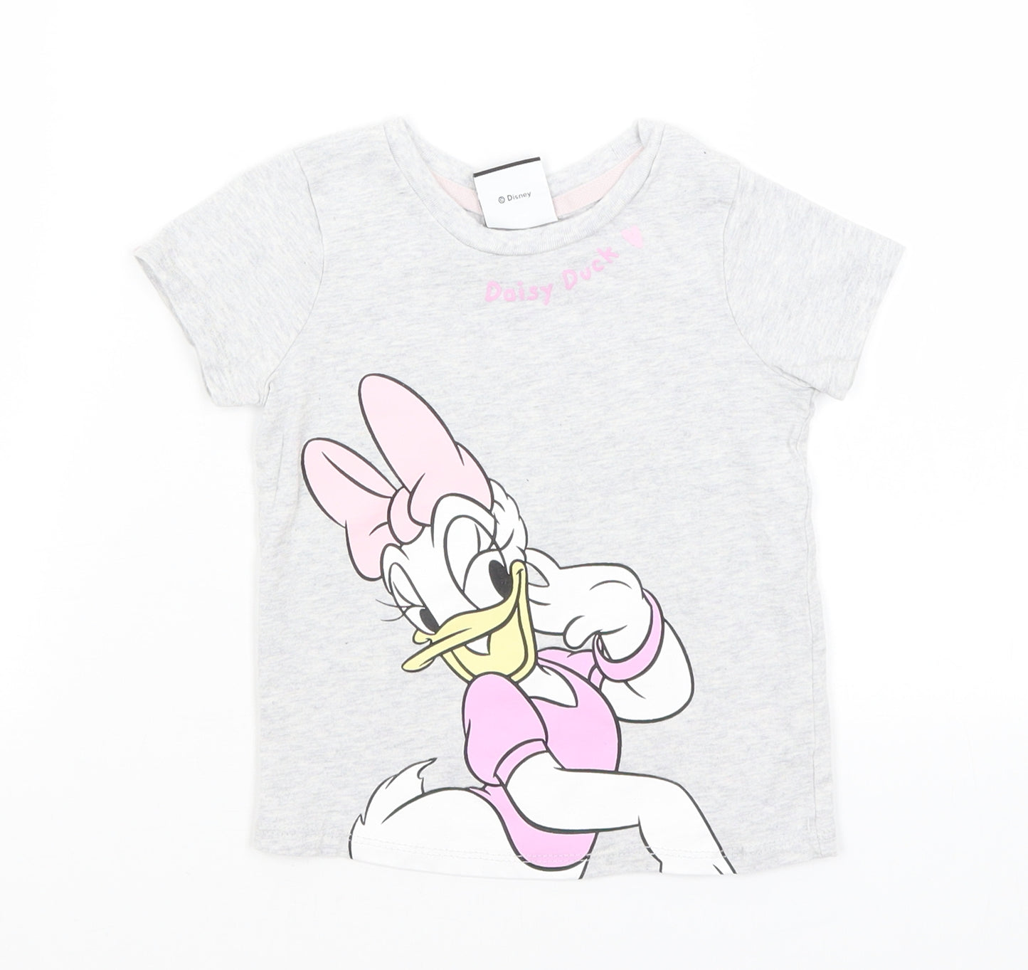 George Baby Grey   Basic T-Shirt Size 18-24 Months  - Daisy Duck