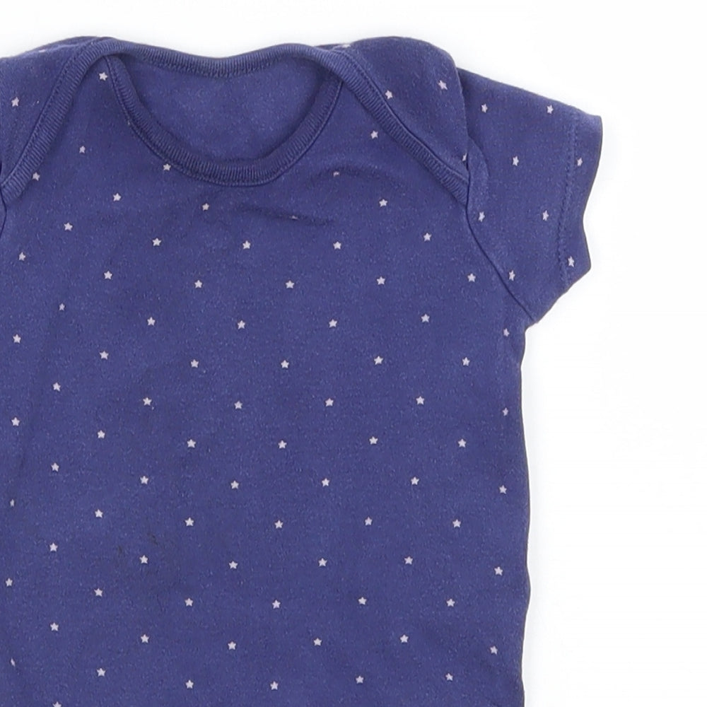 F&F Baby Blue   Romper One-Piece Size 6-9 Months  - Stars