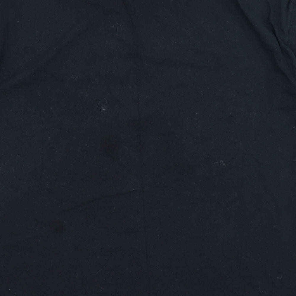 Gildan Mens Black    T-Shirt Size 2XL