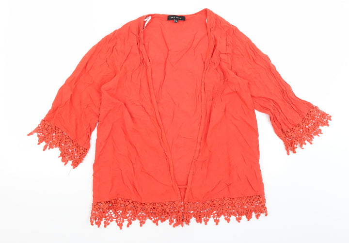 New Look Womens Red   Shrug Jumper Size 10