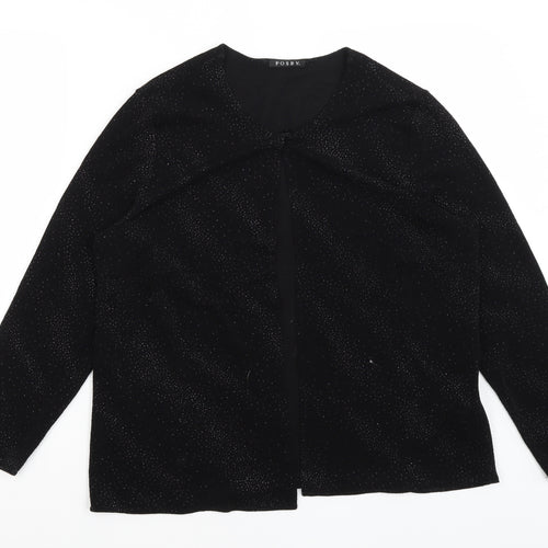 Fosby Womens Black   Shrug Jumper Size 18