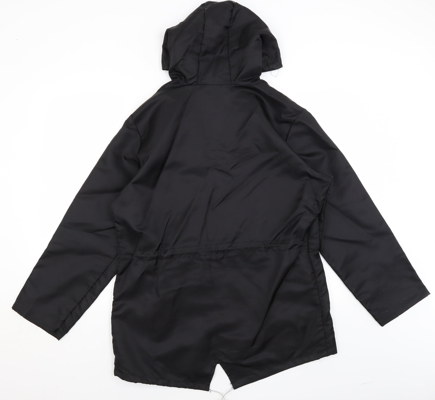 Preworn Womens Black   Rain Coat Coat Size 3XL