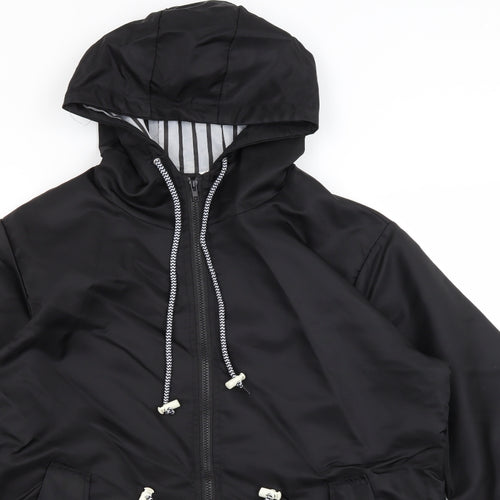 Preworn Womens Black   Rain Coat Coat Size 3XL