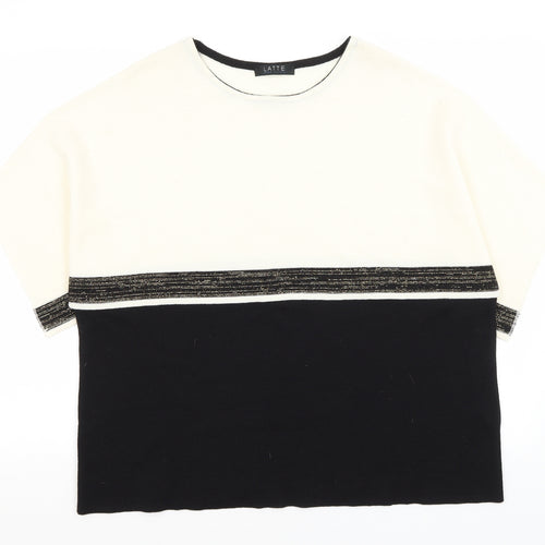 Latte Womens Ivory   Pullover Jumper Size M