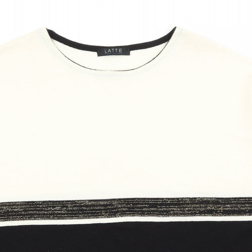 Latte Womens Ivory   Pullover Jumper Size M