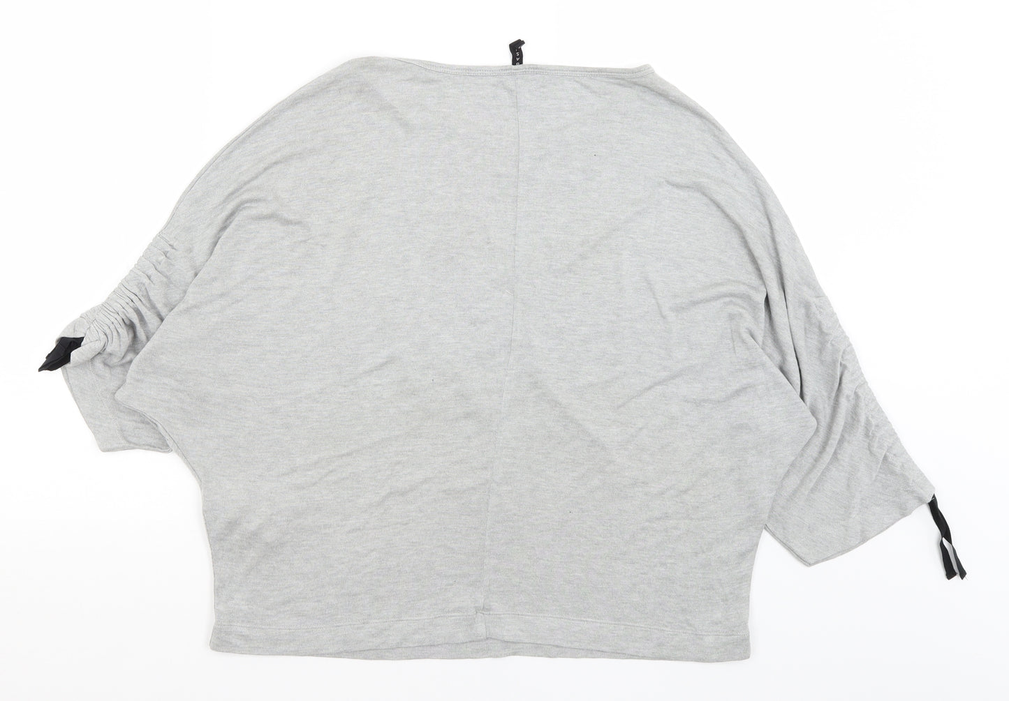 Stradivarius Womens Grey   Basic T-Shirt Size S