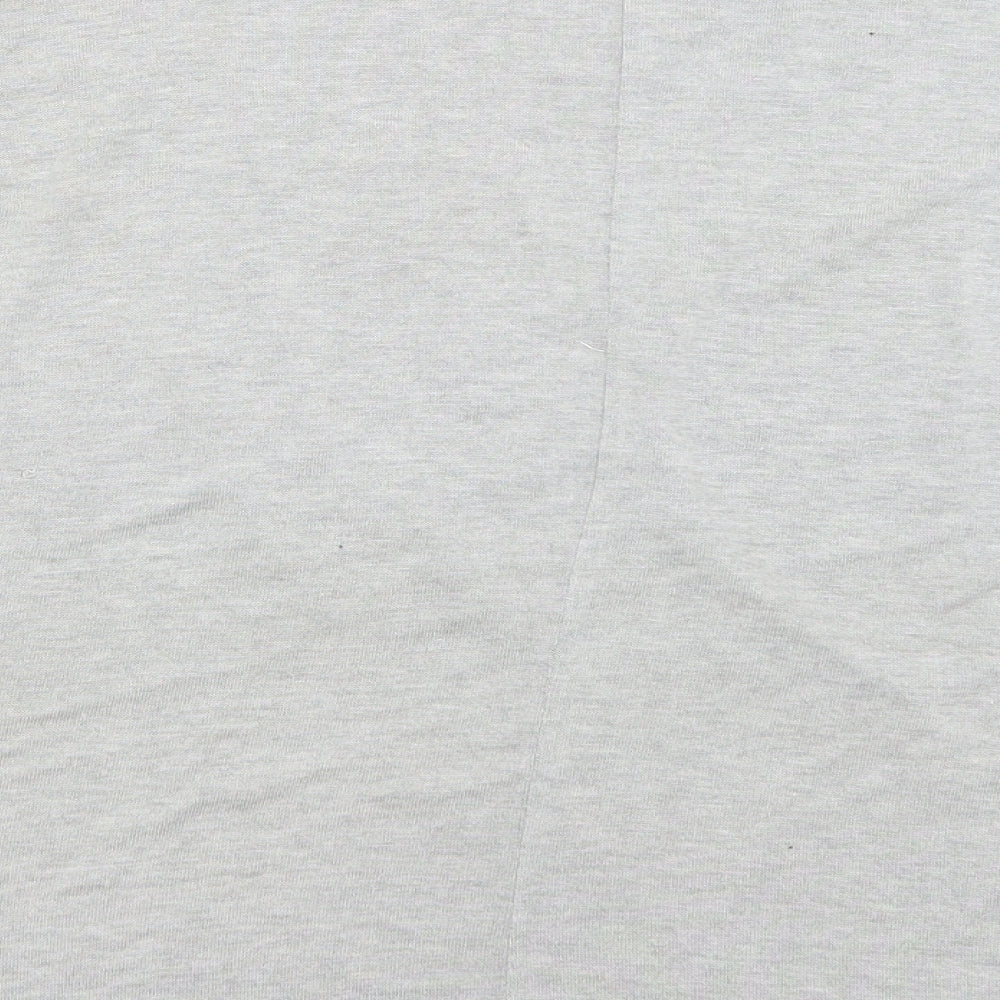 Stradivarius Womens Grey   Basic T-Shirt Size S