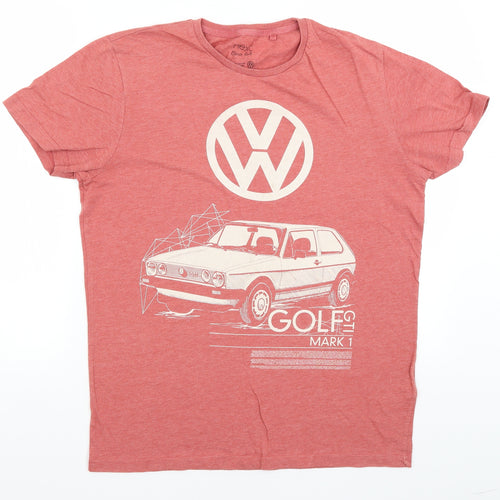 NEXT Mens Red    T-Shirt Size L  - Volkswagen