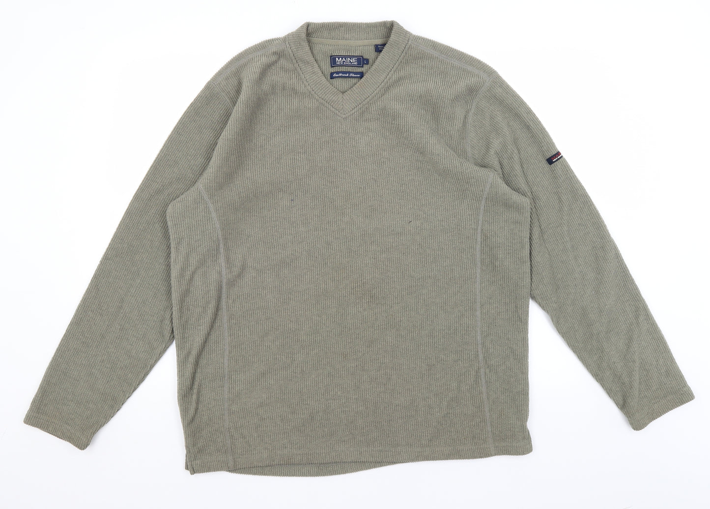 Maine Mens Green   Pullover Jumper Size L