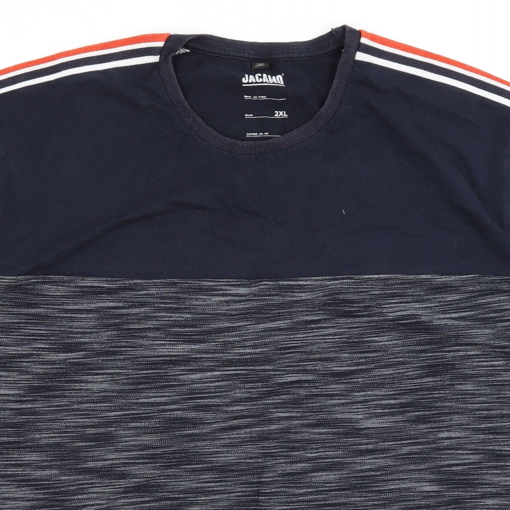 Jacamo Mens Blue    T-Shirt Size 2XL