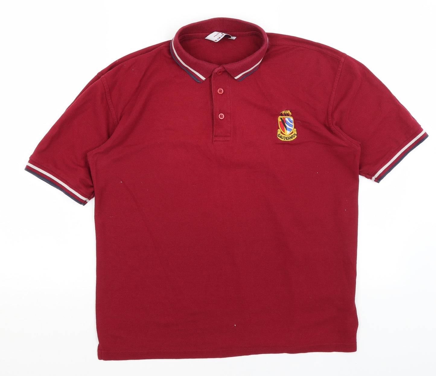 Unitex Schoolwear Boys Red   Basic Polo Size M