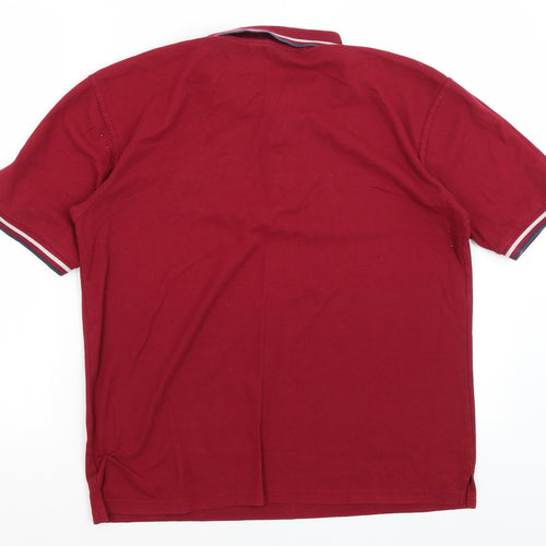 Unitex Schoolwear Boys Red   Basic Polo Size M