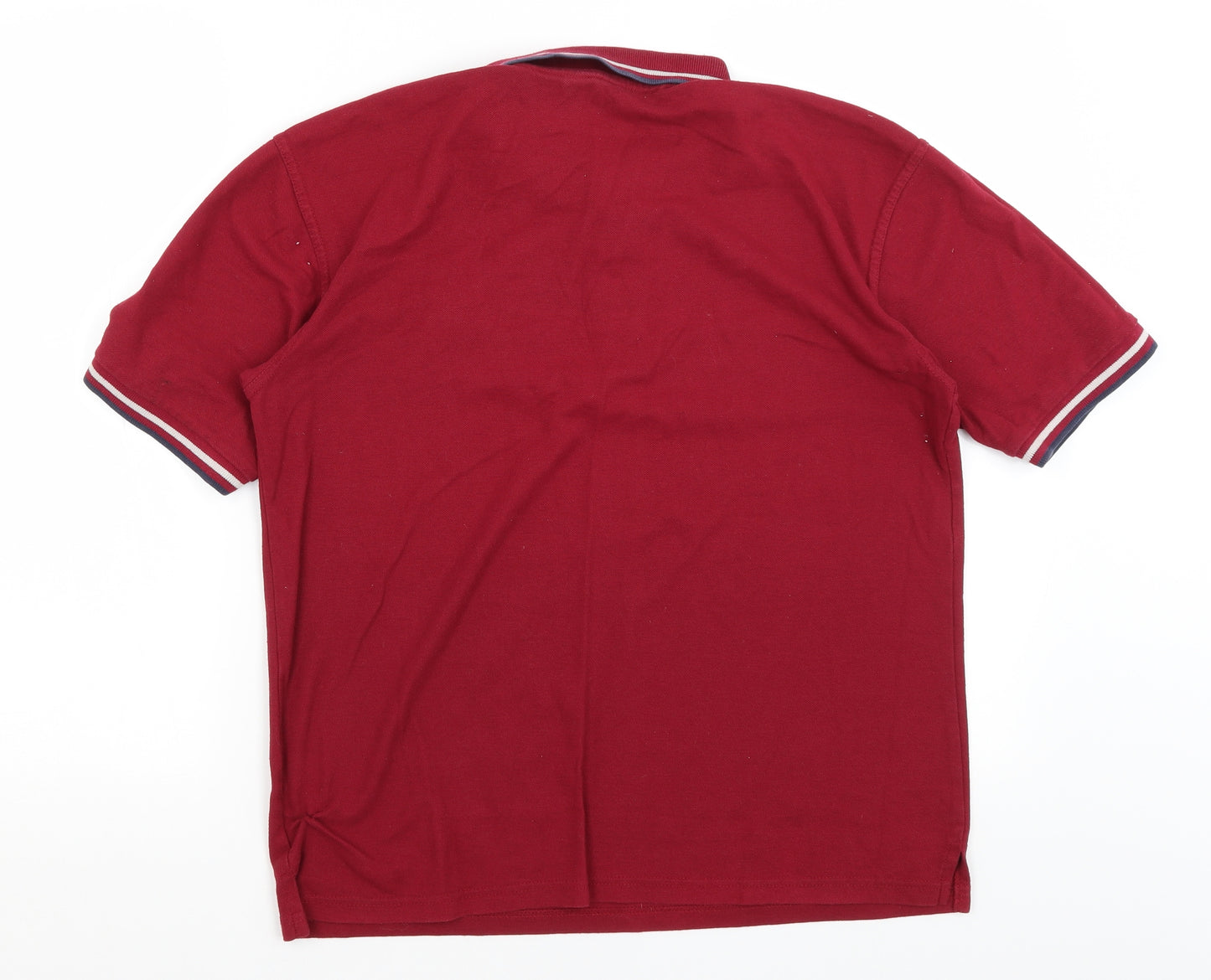 Unitex Schoolwear Boys Red   Basic Polo Size M