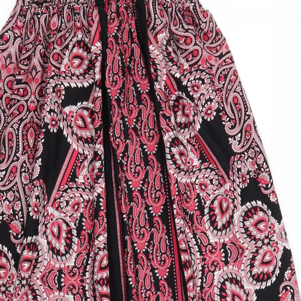 Atmosphere Womens Black Paisley  Maxi Skirt Size 14