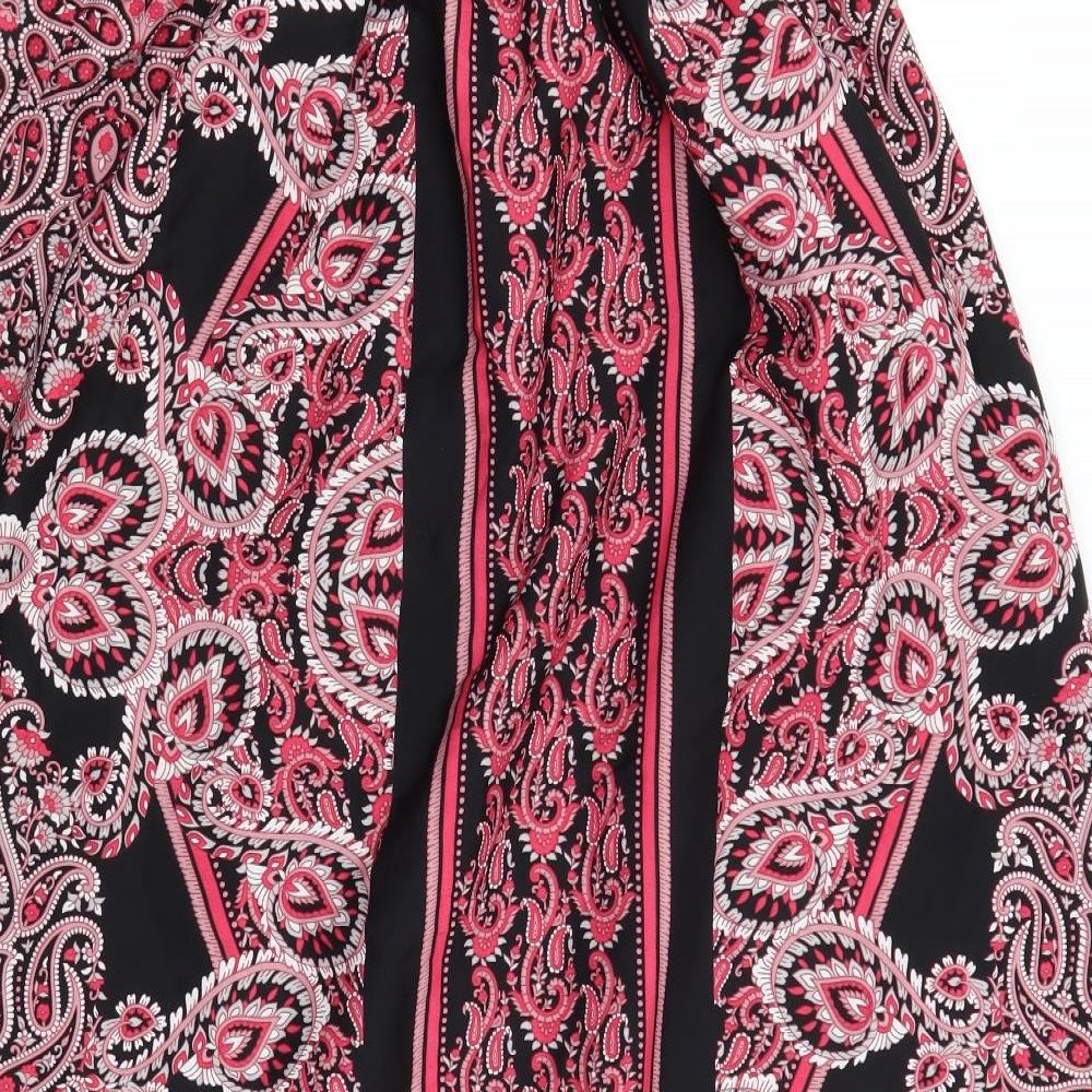 Atmosphere Womens Black Paisley  Maxi Skirt Size 14