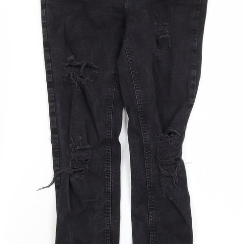 Denim Co Womens Black   Skinny Jeans Size 12 L27 in