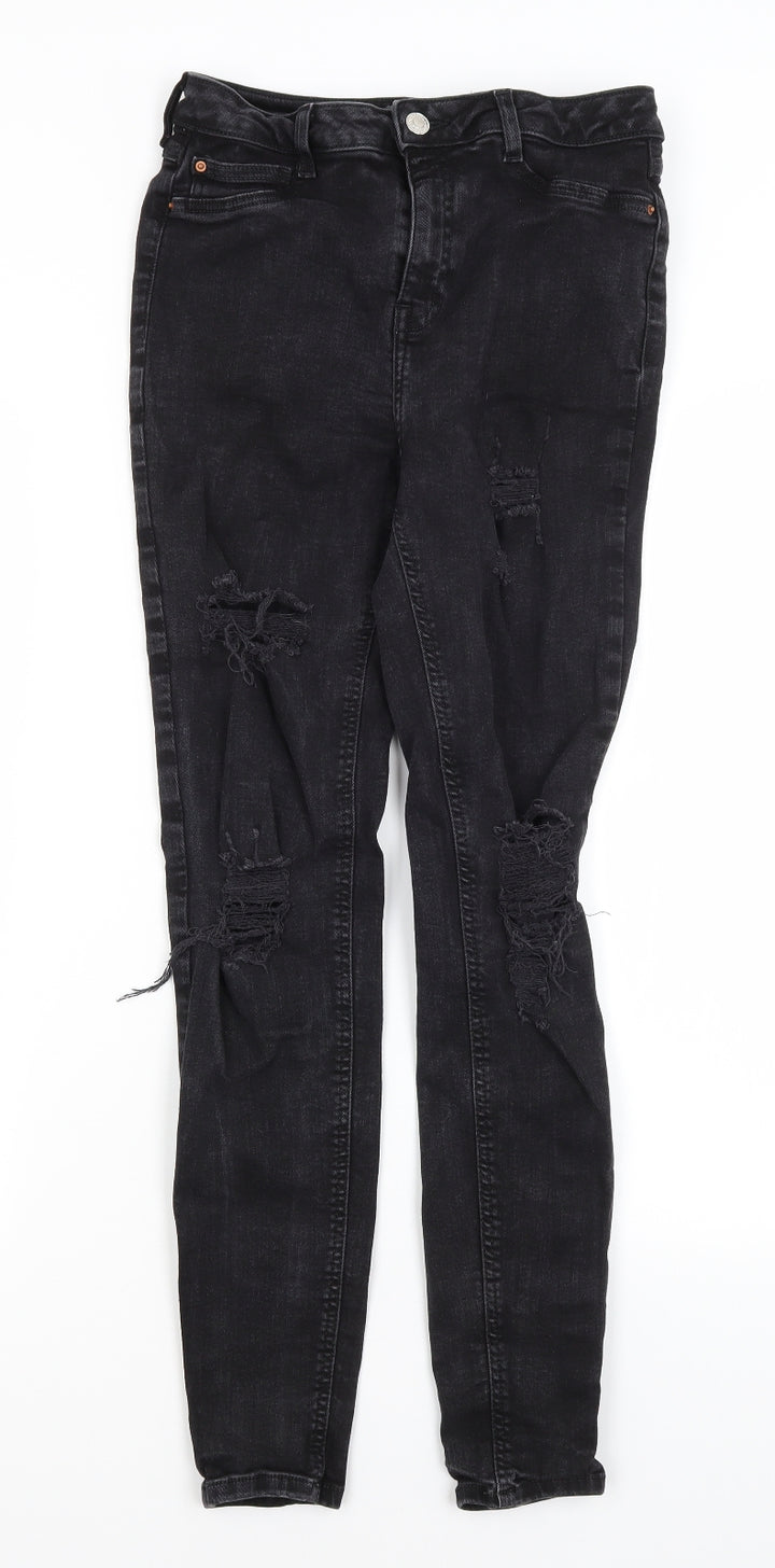 Denim Co Womens Black Skinny Jeans Size 12 L27 in