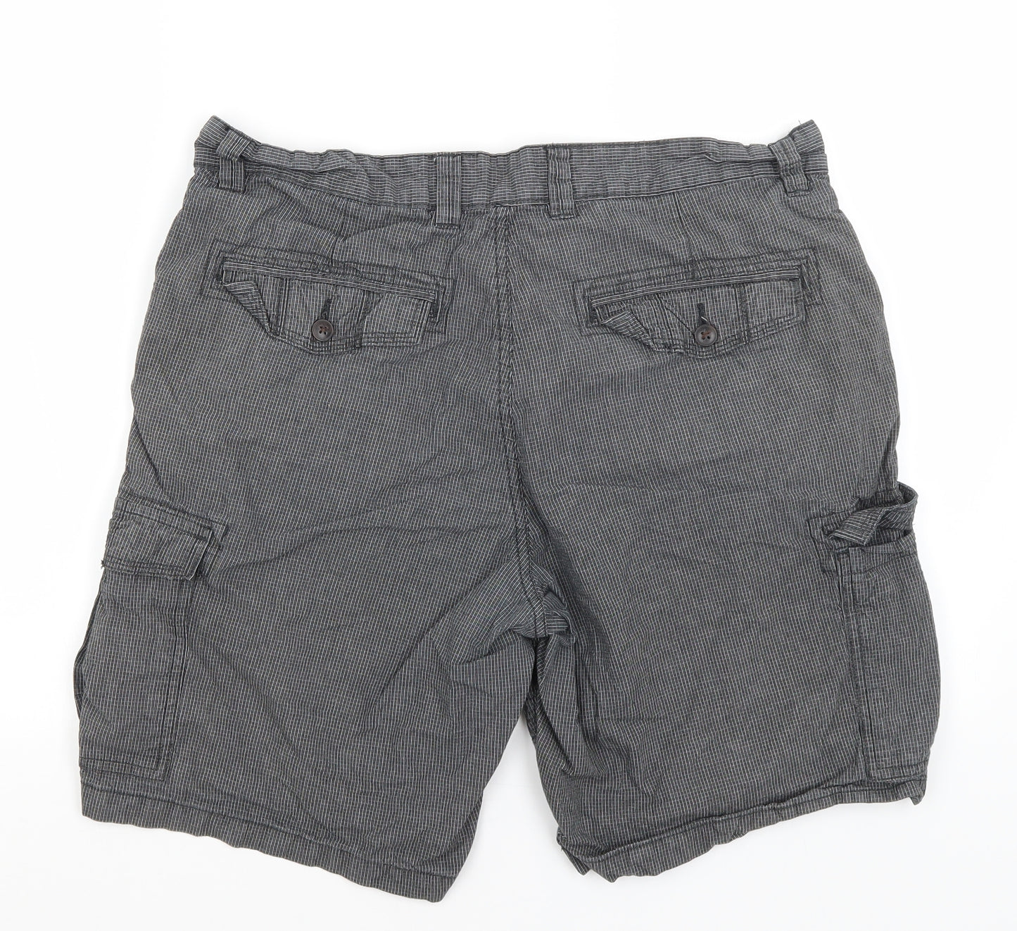 George Mens Grey   Cargo Shorts Size 36 in