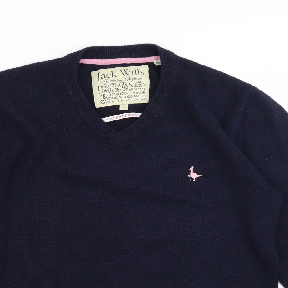 Jack Wills Mens Blue   Pullover Jumper Size L