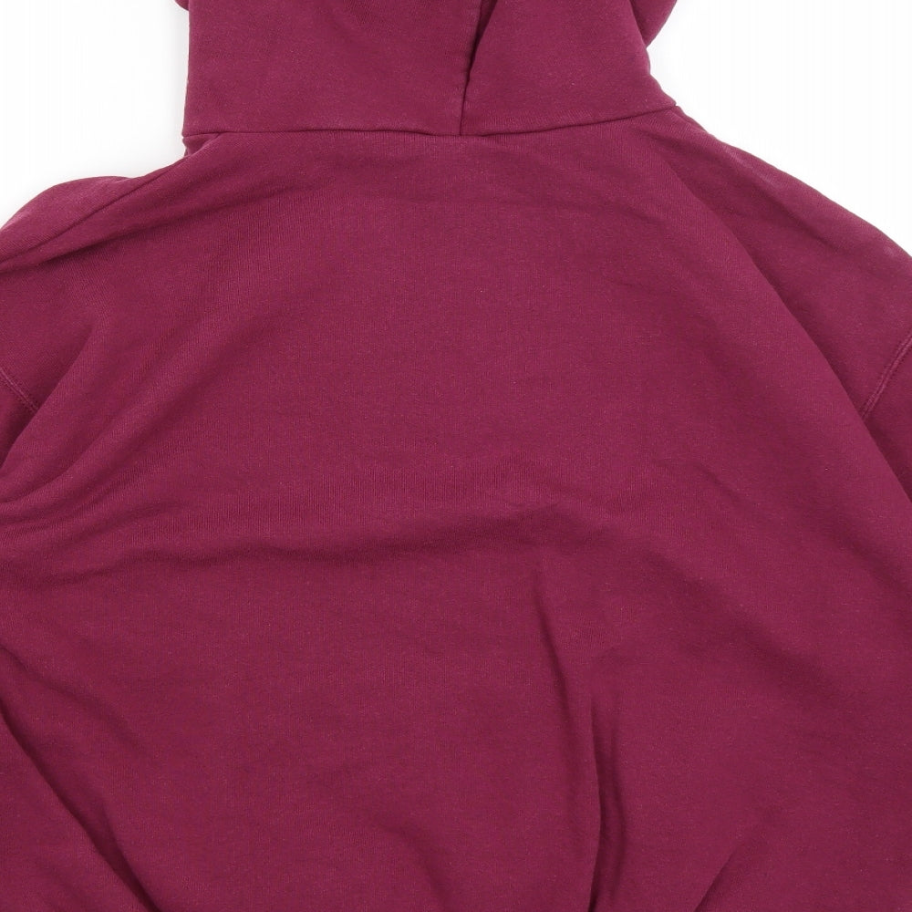 Fruit of the Loom Womens Purple   Pullover Hoodie Size L  - Not Today