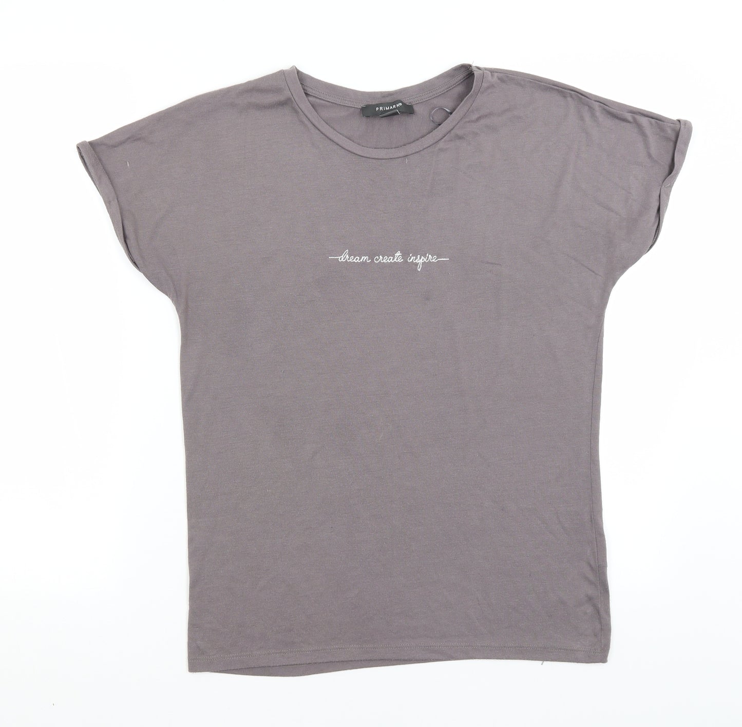 Primark Womens Purple   Basic T-Shirt Size XS  - Dream, create, inspire