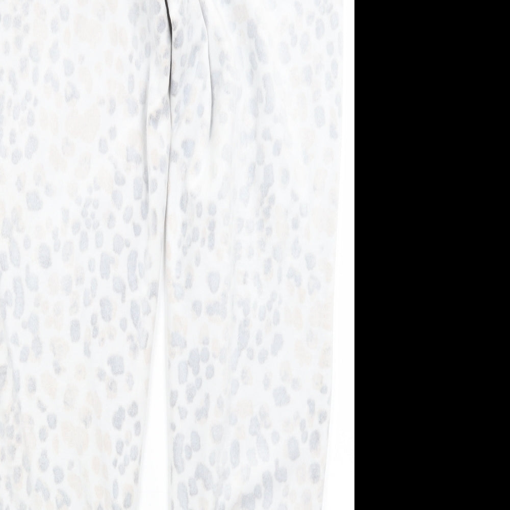 Primark Womens Grey Animal Print  Capri Lounge Pants Size S