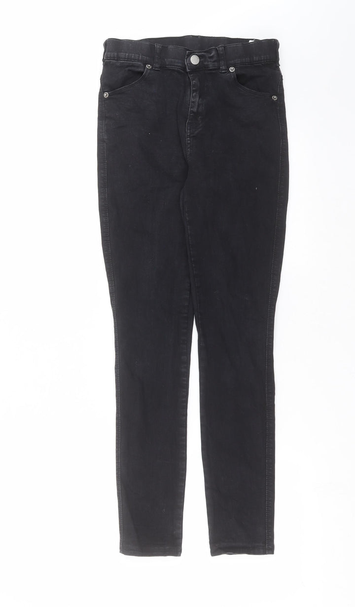 DrDenim Womens Black  Denim Skinny Jeans Size M L28 in