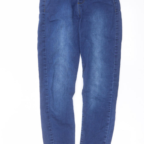 Peacocks Womens Blue  Denim Jegging Jeans Size 8 L30 in