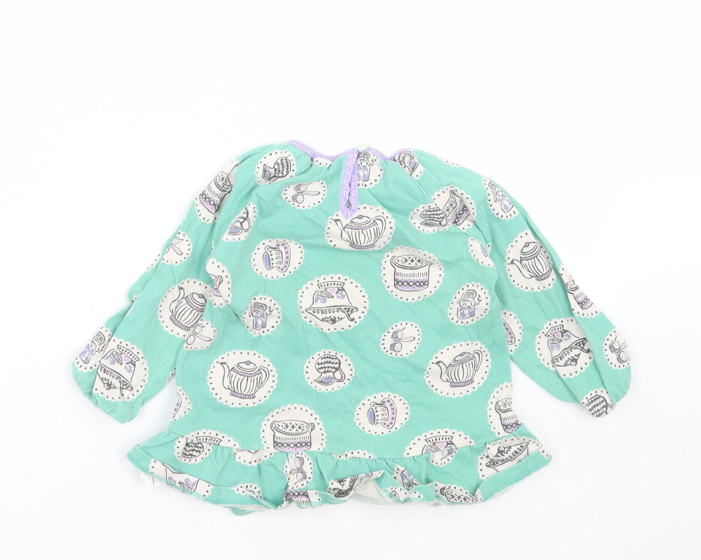 Baby Boden Girls Green   Basic T-Shirt Size 12-18 Months  - tea and cakes