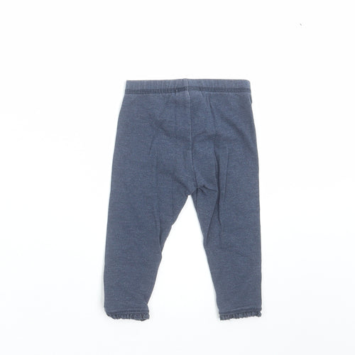 NEXT Girls Blue    Trousers Size 9-12 Months  - leggings, butterfly