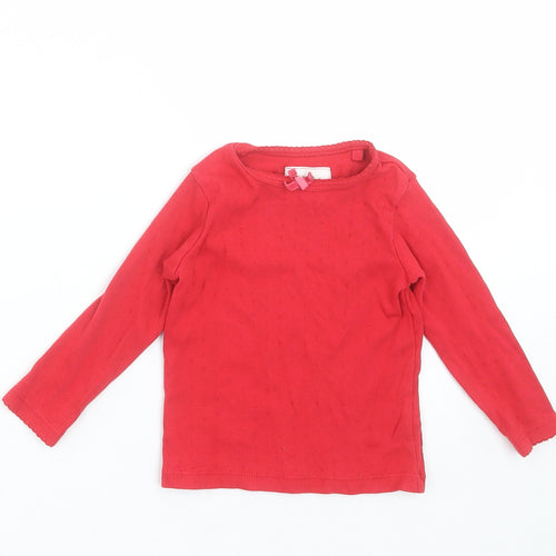 NEXT Baby Red   Basic T-Shirt Size 9-12 Months