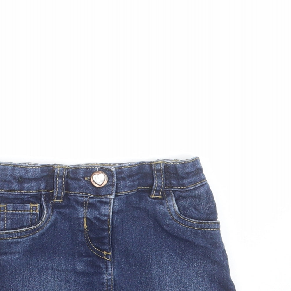 TU Girls Blue  Denim Mini Skirt Size 9-12 Months