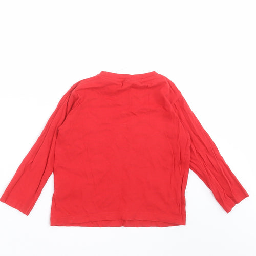 Urban Rascals Boys Red   Basic T-Shirt Size 4 Years