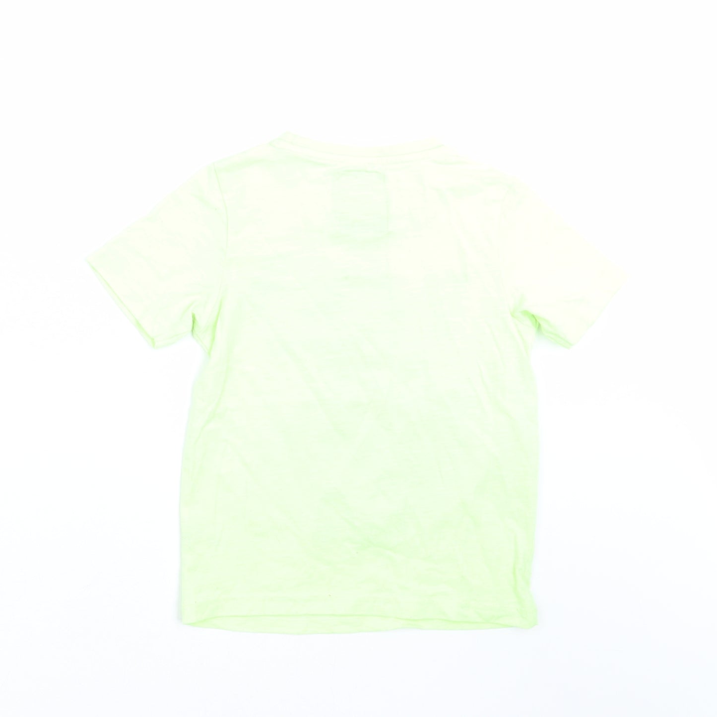 the little surf company Boys Green   Basic T-Shirt Size 4-5 Years  - dinosaur